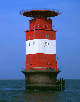 Leuchtturm Mellumplate. Rechte: M. Werning / leuchttuerme.net