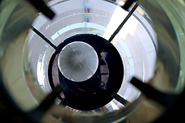 Optik mit Glühbirne. Rechte: M. Werning / leuchttuerme.net