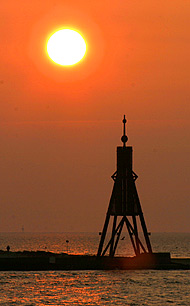 Cuxhaven Kugelbake, 22.04.2006