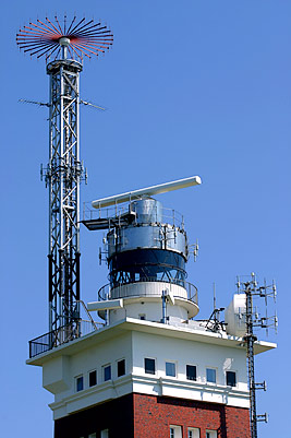 Laterne des Leuchtturms Helgoland. Rechte: M. Werning / leuchttuerme.net