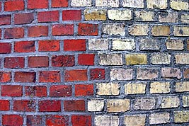 Mauerwerk. Rechte: M. Werning / leuchttuerme.net