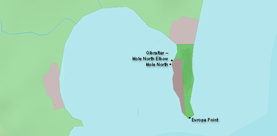 Karte Gibraltar